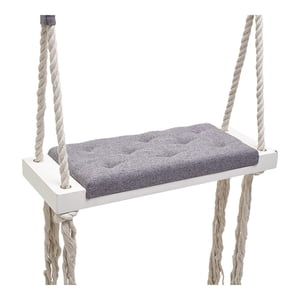 Bothyi - Asiento De Columpio De Madera Para Niños Para Habitación Infantil, Guardería, Accesorios De Fotografía, Color Gris