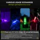 thumbnail image 4 of Luz nocturna USB UBAPEV Pack de 4 unidades regulable RGB para coche, 4 of 7