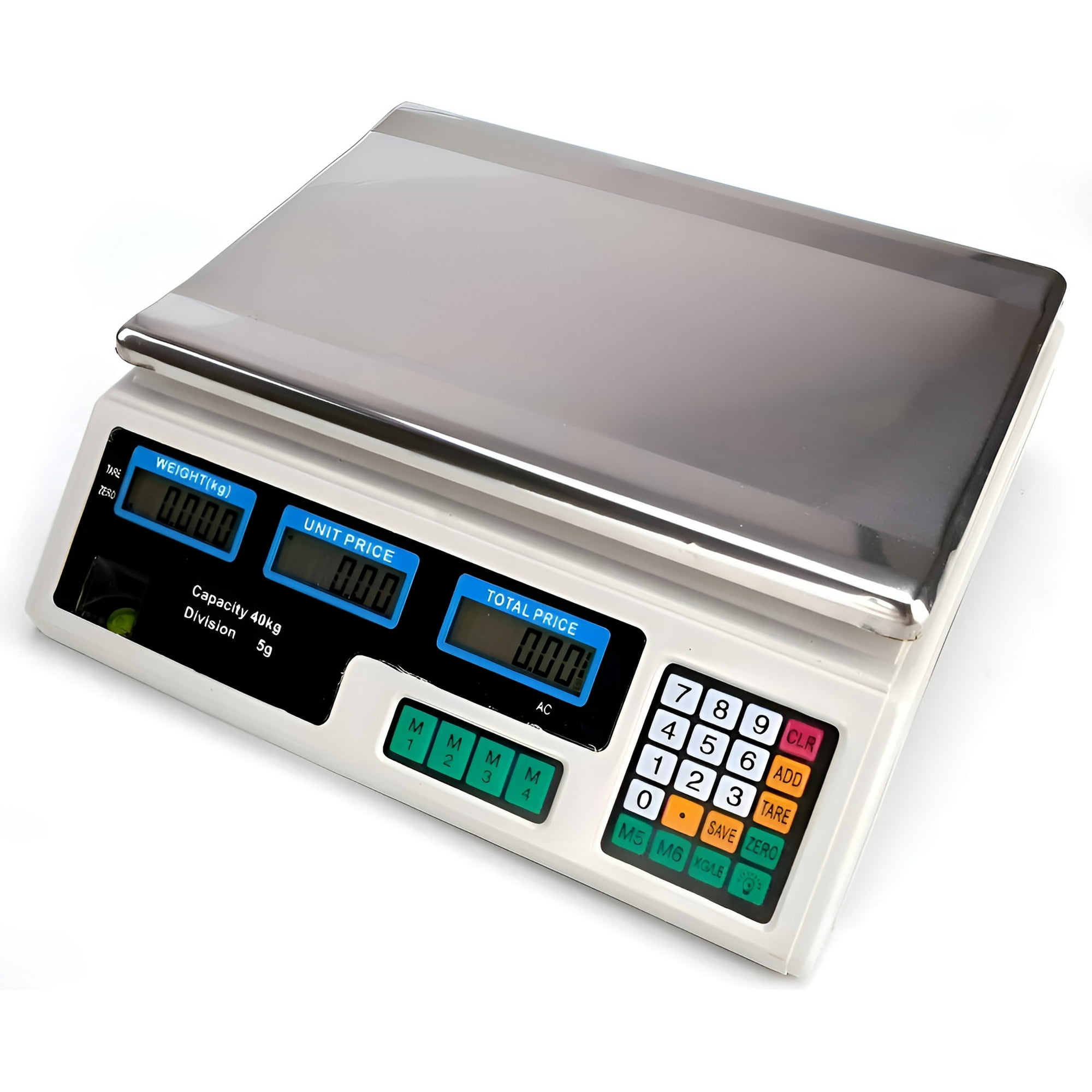 Genérico - Balanza Pesa Digital 40kg Con Bandeja Bascula Comercial