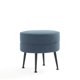 thumbnail image 1 of Ottoman Manhattan Comfort Bailey de estilo mid-century, azul/negro, 1 of 7