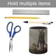 thumbnail image 5 of Cabeza de Sirena-theme Cylinder Pen Holder Pencil Organizer with Flannel Lining PVC Leather Material Cardboard Base for study work 10*8CM, 5 of 6