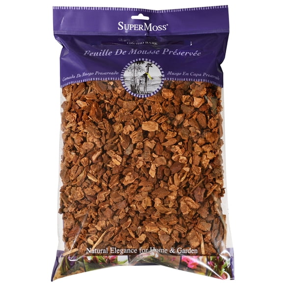 Corteza para macetas para orquídeas SuperMoss (23114), natural, 4 litros