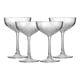 thumbnail image 1 of Set 4 Copas Martinis Margarita Cóctel Vidrio Tallado 240ml - Hausmann, 1 of 3
