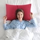 thumbnail image 3 of PiccoCasa Juego de Fundas de Almohada con Cremallera de Microfibra Suave, Set de 2, Queen Burdeos, 3 of 7