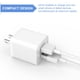 thumbnail image 5 of Cargador de pared USB iGenJun de 2,4 A con doble puerto USB para iPhone Samsung, 5 of 8