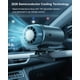 thumbnail image 2 of Ventilador clip coche pantalla LED 360° rotación portátil silencioso mini sin aspas 199 velocidades, 2 of 8