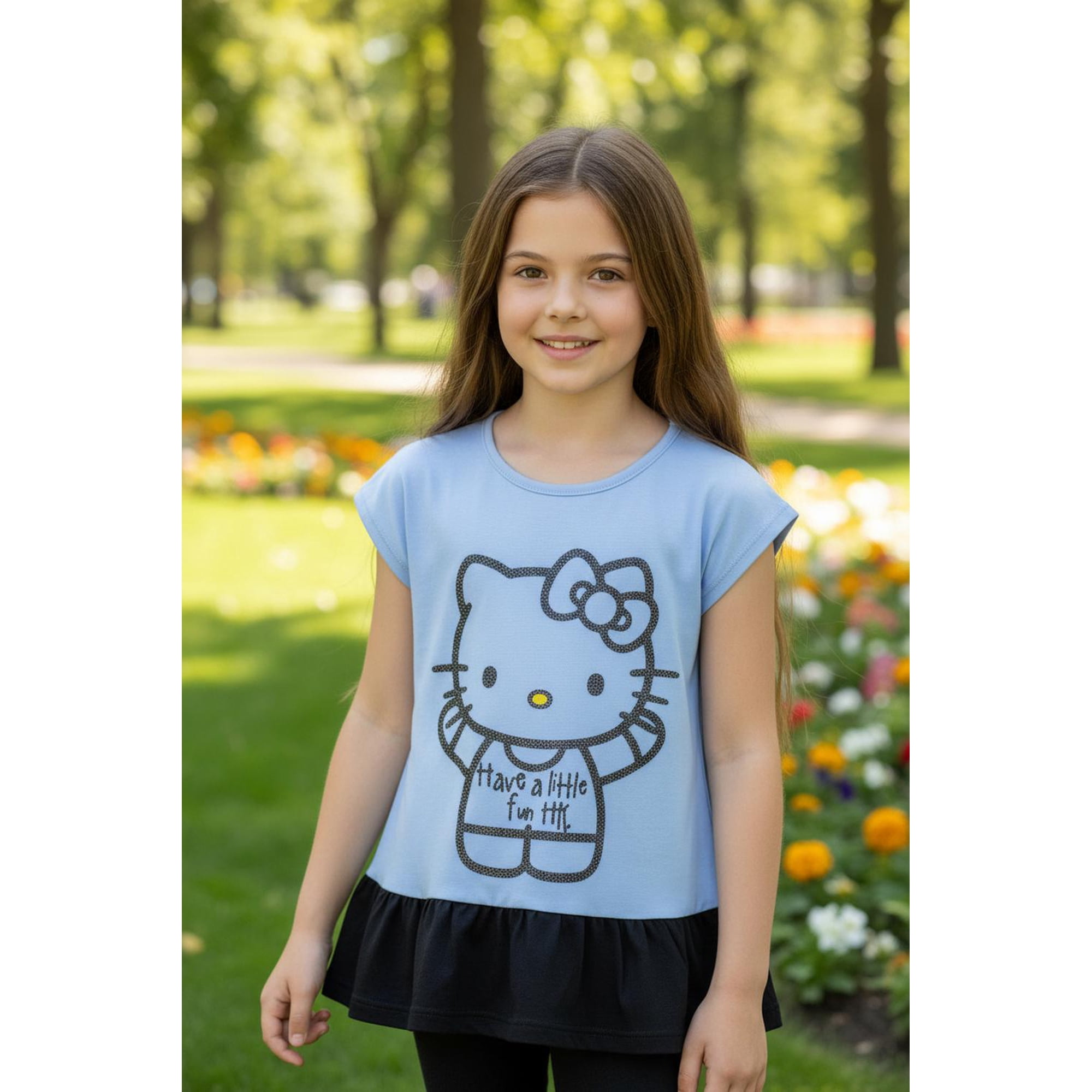 Polera Niña Hello Kitty Violeta 8