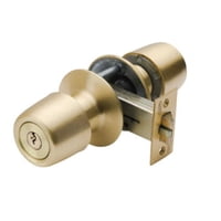 Cerradura Tubular Pomo Poli Urbano Acceso Bronce