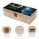 thumbnail image 3 of Alien Caja Organizadora de Madera Rústica - Caja Decorativa Multifuncional para Escritorio, Hogar, Oficina, Joyas y Manualidades, 3 of 6
