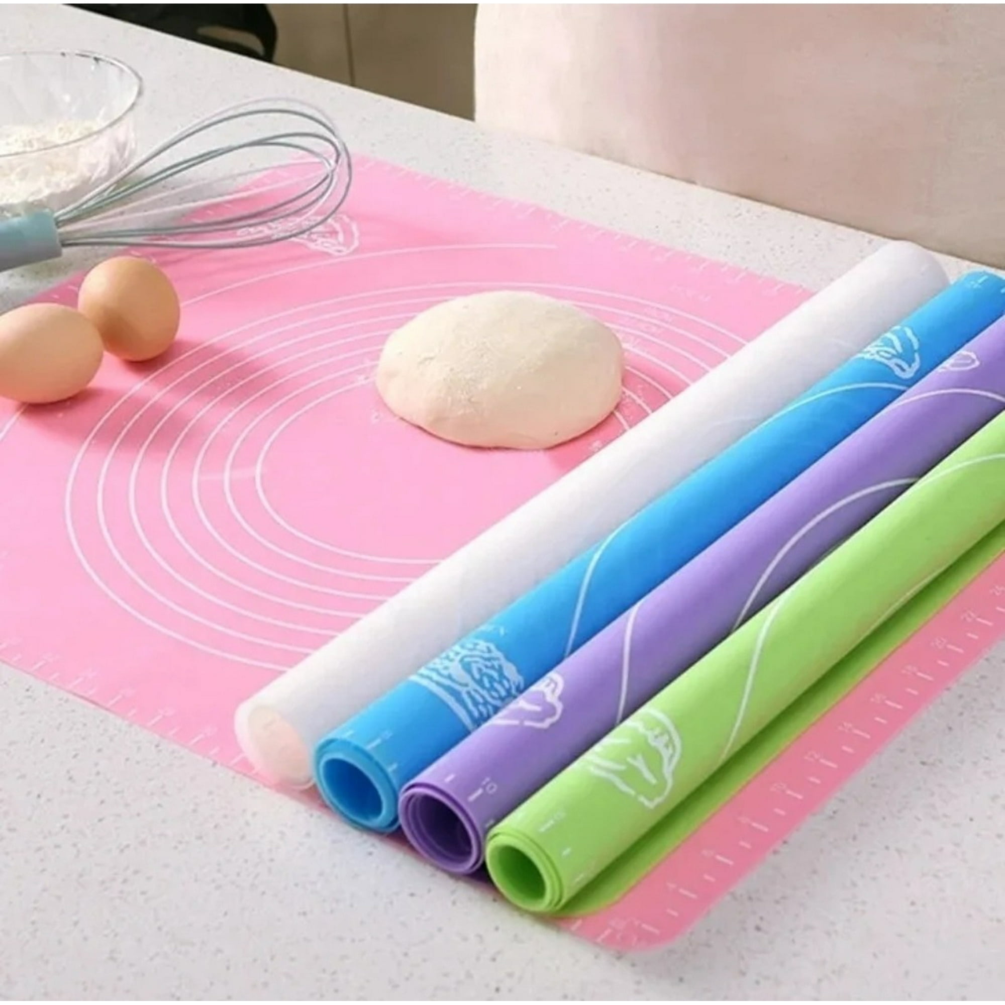 Genérico - Lamina De Silicona Para Amasar Bizcocho Pizza Pan Empanadas