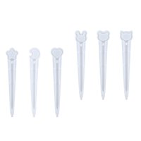 Magideal - 6 Uds Bolígrafos De Silicona, Modelos De Resina Epoxi, Herramientas De Fundición, Manualidades, Accesorios Duraderos, Papelería, Fabricación De Bolígr