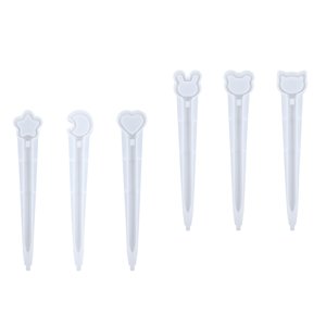 Magideal - 6 Uds Bolígrafos De Silicona, Modelos De Resina Epoxi, Herramientas De Fundición, Manualidades, Accesorios Duraderos, Papelería, Fabricación De Bolígr