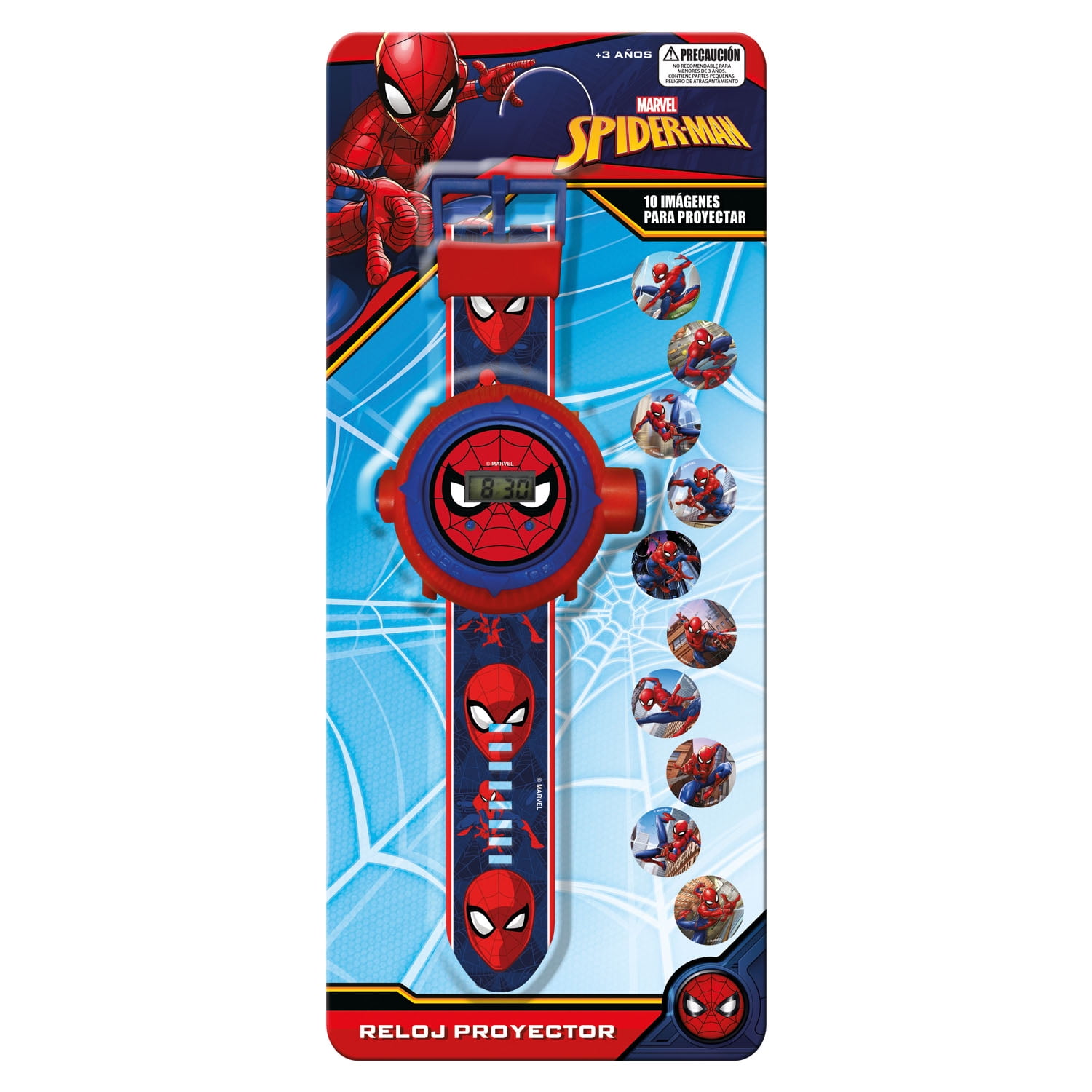 Reloj Proyector Spiderman Marvel Pronobel
