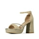 thumbnail image 4 of Sandalia Taco Alto Moda Mujer Weide YOU521, 4 of 8