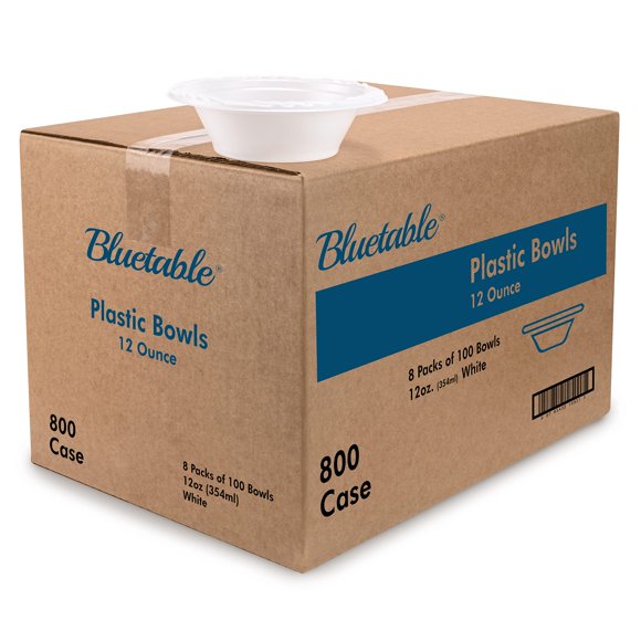 Tazones Bluetable 354 ml Blanco 800 unidades desechables