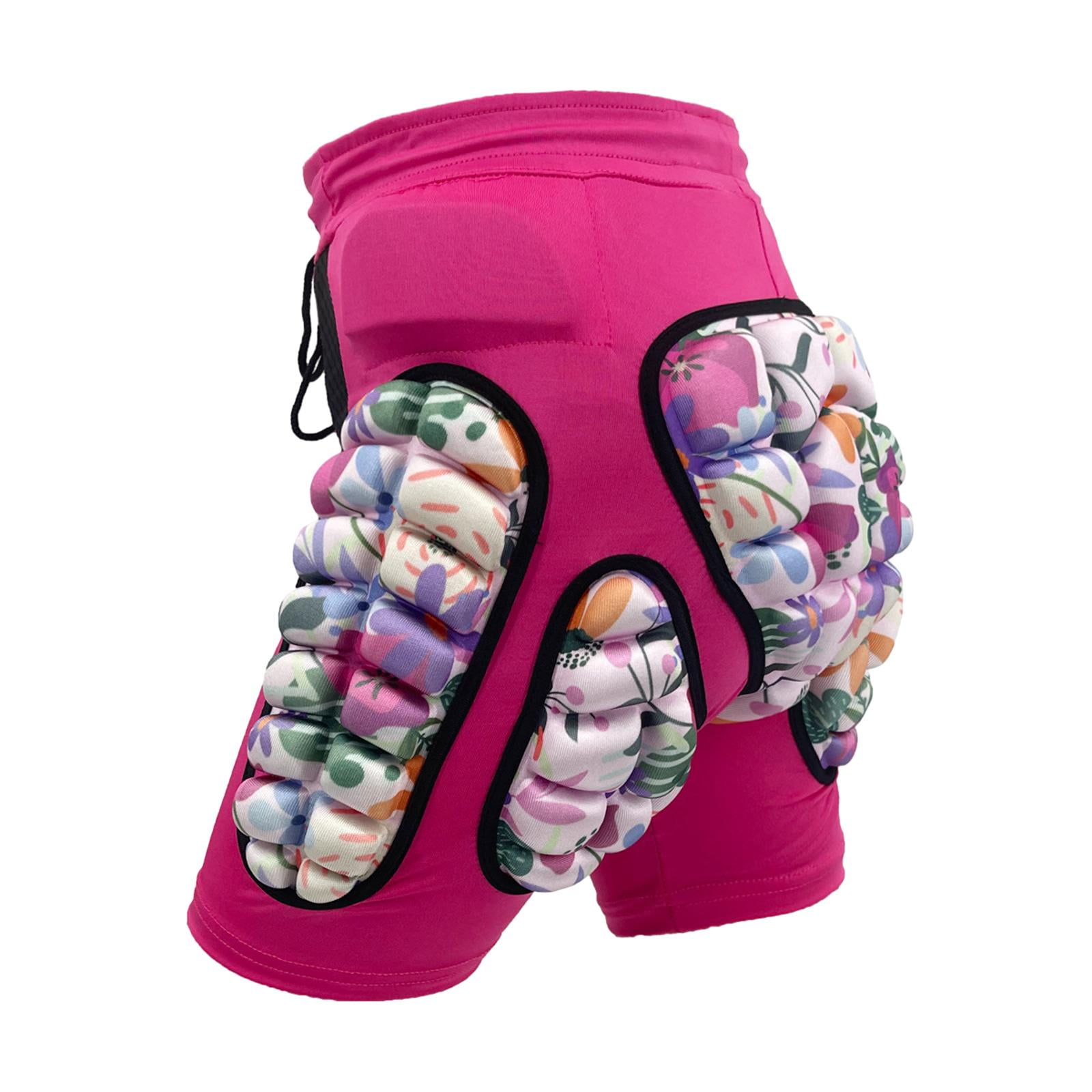 Magideal - Pantalones Cortos Acolchados Para Niños, Almohadillas De Protección De Cadera, Protectores De Cadera Para Protección Contra Caídas, Equipo De Protecci Rosa Xs