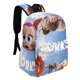 thumbnail image 2 of Cigüeñas-theme Backpack, Campus style schoolbag Bookbag with Adjustable Shoulder Straps And Large Zip Compartment, Unisex Travel Bags.42x30x15cm, 2 of 6