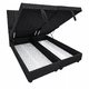 thumbnail image 2 of Cama Baul 2 plazas negro color negro Base + Respaldo, 2 of 3