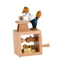Bothyi - Caja De Música Con Manivela, Adornos Únicos Para Compañeros De Clase, Regalos De Cumpleaños Para Colegas, Zorro