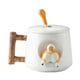 thumbnail image 3 of Taza De Cerámica 3D Corgi Butt Taza De Capuchino Divertida Tazas De La Mañana Blanco, 3 of 3