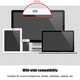 thumbnail image 3 of Cubierta para cámara web compatible con computadoras, portátiles y teléfonos inteligentes, cubierta deslizante de protección de privacidad, de metal, ovalada (6 piezas), 3 of 8