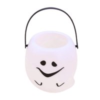 Bothyi - Cubo De Calabaza Cubo De Truco O Trato Para Accesorios Decoración De Mesa Regalo De Vacaciones Blanco