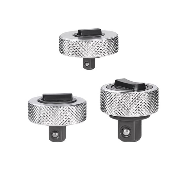 Llave de trinquete con rueda de pulgar de 3 uds., mango moleteado de accionamiento de 1/4 ", 3/8" y 1/2 "para reparaciones de automóviles, accesorio