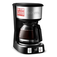 Cafetera Gourmia Gcm3518 Programable Para 5 Tazas Y 700 W