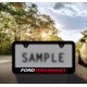 thumbnail image 2 of Marco para placa patente Ford Performance de plástico negro, 2 of 6