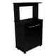 thumbnail image 1 of Mueble Microondas Con Ruedas 2 Puertas Fm-004N Negro, 1 of 10