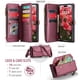 thumbnail image 3 of CaseMe Funda de Cuero for iPhone 16 Plus de 6.7 Pulgadas con Billetera [Bloqueo RFID] con Ranura para Billetes con Zíper y 10 Tarjeteros, Correa de Hombro y Muñeca Magnética de Cuero PU Suave, Funda, 3 of 13