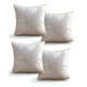 thumbnail image 3 of Pack De 4 Fundas De Cojines Satin Diseño Hojas 45cm X 45 Cm Beige, 3 of 4