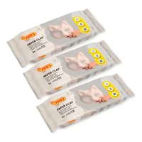 Pack 3 Paquetes De Masas Papel Maché Jovi Paper Clay 170 G