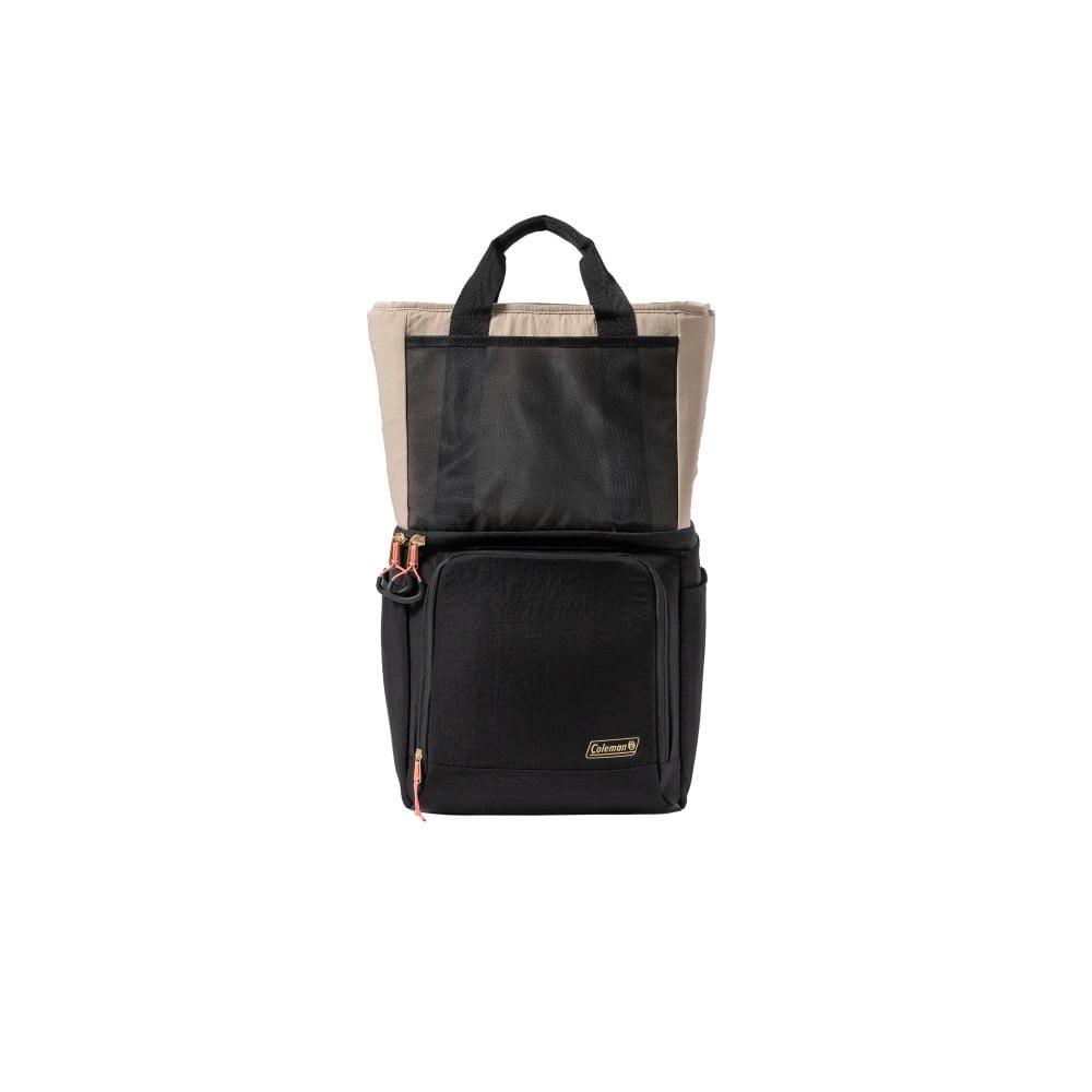 Mochila Térmica Cooler Coleman® Now 20 Latas Negro Beige