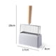 thumbnail image 2 of Pala de metal para arena de gatos con soporte, recogedor de excrementos de gatito de tamizado rápido, soporte para caja de arena de gatos, 2 of 5
