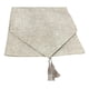 thumbnail image 2 of Mantel Camino De Mesa Con Pompon Tela 180x35cm beige, 2 of 2