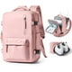 thumbnail image 1 of Mochila De Viaje Cabina Avión Impermeable 40lt Zapatos Usb, rosa, Puede separar zonas húmedas y secas, con compartimento independiente para zapatos., 1 of 8