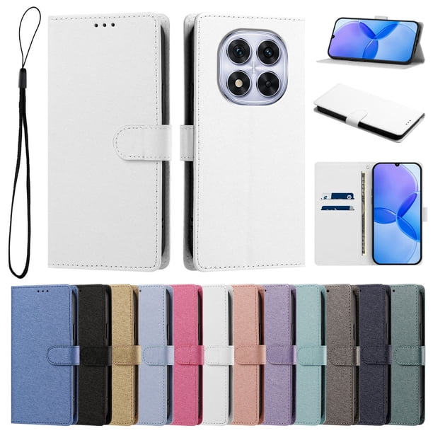 Cartera Protectora para Xiaomi Poco X7 5G con Soporte, Blanco