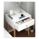 thumbnail image 3 of Velador Izi Life con cajón brillante 40x30x55 blanco, 3 of 3