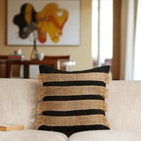 Wyj Hogar - Pack De 02 Fundas De Cojin Con Detalles En Yute 45X45 Cm Md15