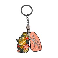 Bothyi - Llavero De Órgano Corporal Divertido Colgante Adorable Llavero De Coche Para Bolso Bolso Flor
