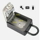 thumbnail image 3 of Caja Seguridad Porta Llave Candado Clave Para Muro, Colgador - Negro, 3 of 7