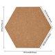 thumbnail image 2 of Tablero de corcho HBlife Hexagon, paquete de 10 unidades con alfileres, 2 of 8