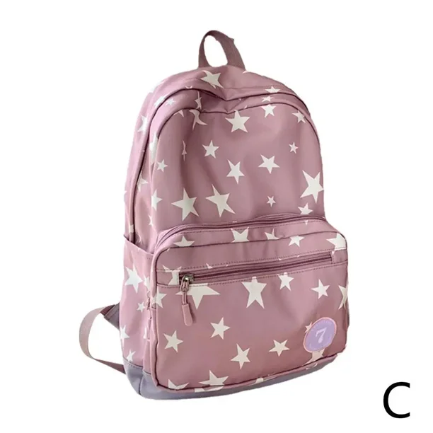Star Backpack For Women Men, 17 Inch Star Laptop Backpack College Bag Cute Travel Backpack Student Back To School Casual Bo