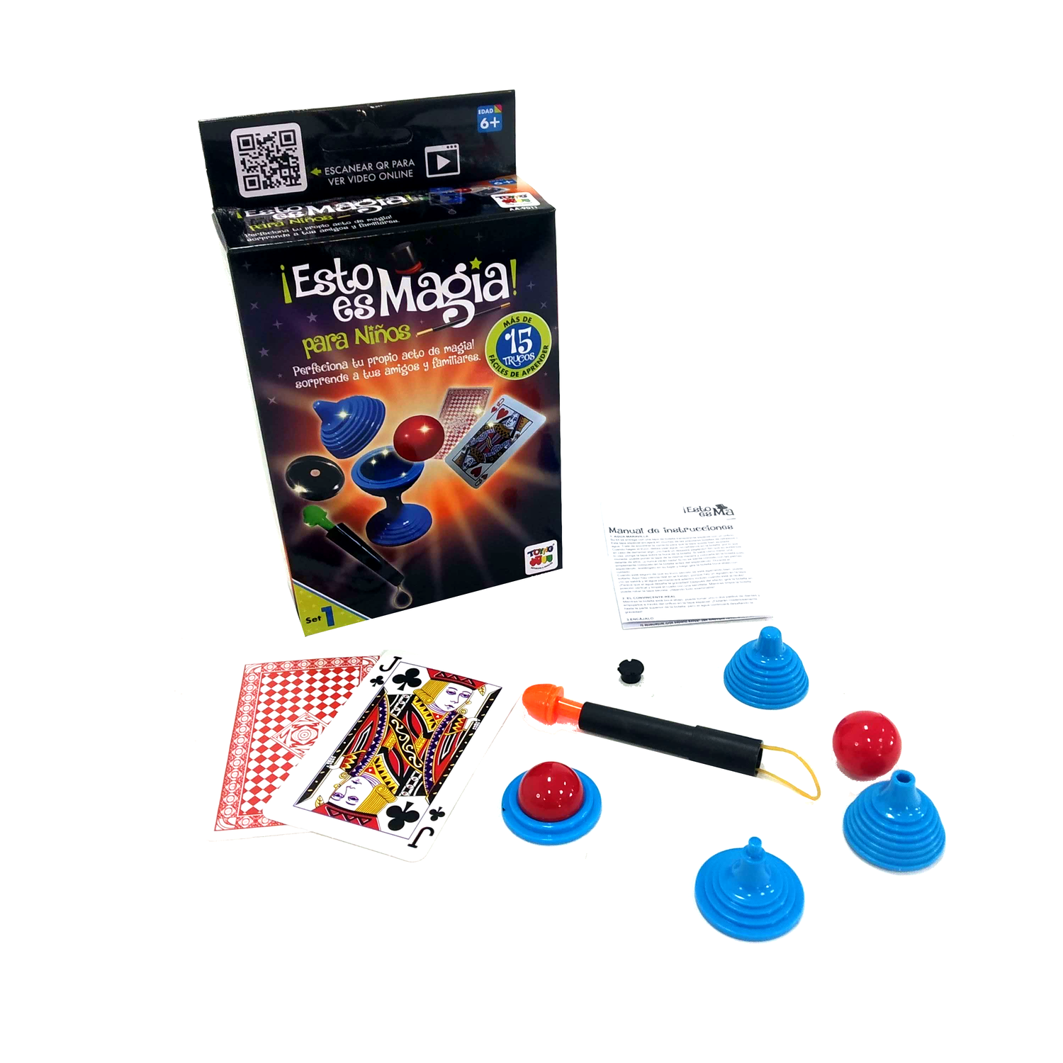 Juego De Magia Esto Es Magia Set 1 (15 Trucos) - Toyng