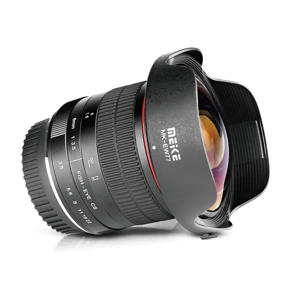 Lente Gran Angular 8mm F3 5 Para Nikon Ojo Pez Aps c