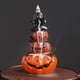 thumbnail image 1 of 1pc, Handmade Resin Halloween Pumpkin Incense Burner - Perfect for Home, Office, Tea House Decor - Creative Gift Idea (Incense Not Included), 1 of 4