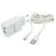 thumbnail image 2 of Cargador De Pared 2 USB Cable Lightning Blanco R1090, 2 of 5