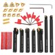 thumbnail image 1 of Kit de herramientas de torneado JOOGTO indexable, 21 piezas con soporte e insertos, 1 of 6