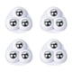 thumbnail image 1 of Rueda giratoria autoadhesiva de 4 uds, giratoria de rotación de 360 ​​grados, rodillos silenciosos de acero inoxidable, deslizadores de muebles para c Blanco, 1 of 5